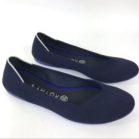 Rothy's Shoes | Rothys Blue Flats | Poshmark